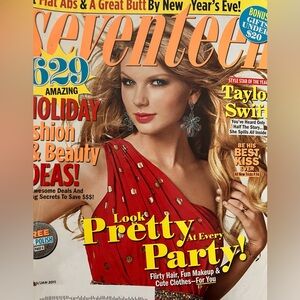 Seventeen Magazine with Taylor Swift on the cover 2010s